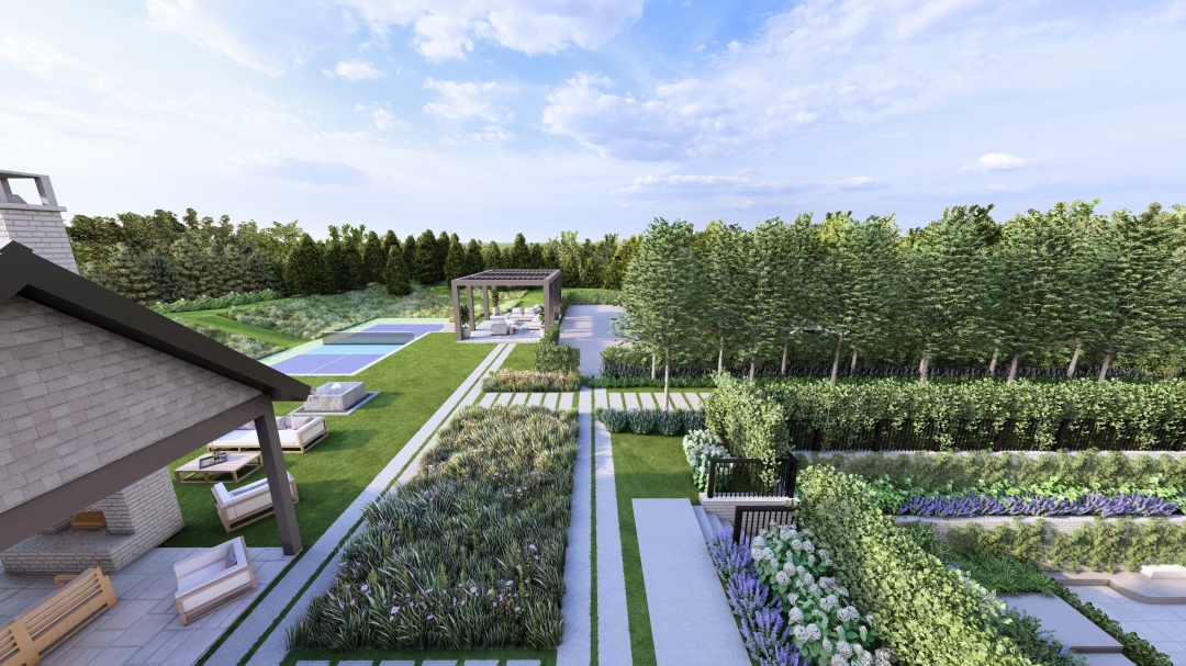 2 Horizontal - Aerial, Veg garden